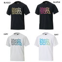 ブラックナイト メンズ レディース ジュニア ドライTシャツ テニス バドミントンウェア トップス 半袖 吸汗速乾 UVカット ホワイト 白 ブラック 黒 グレ...