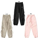 フィラ ジュニア キッズ ガールズ カーゴパンツ カジュアルウェア ボトムス ロングパンツ ブラック 黒 グレー ピンク 灰色 送料無料 FILA 115735(4)
