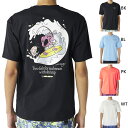 ラスティ メンズ シワになりにくい 軽量速乾・UPF50+ ペアテックス フィッシングデザイン プリントTシャツ 半袖Tシャツ トップス カジュアルウェア ホワイト 白 ブラック 黒 ブルー 青 ピンク 送料無料 RUSTY 915469