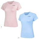 ビクター レディース ゲームシャツ Tシャツ テニス バドミントンウェア トップス ピンク パープル 紫 送料無料 VICTOR T-46010