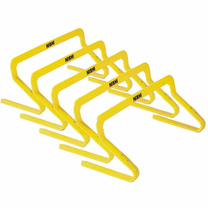 5台組 ニシスポーツ メンズ レディース ミニハードル1020 陸上競技 トレーニング用品 イエロー 黄色 送料無料 NISHI 3833B015