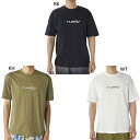 ラスティ メンズ シワになりにくい・軽量速乾・UPF50+ ペアテックス 水陸両用 スポンサードロゴTシャツ カジュアルウェア トップス 半袖Tシャツ ホワイト 白 ブラック 黒 カーキ 送料無料 RUSTY 915464