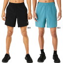 アシックス メンズ マルチポケット7インチショーツ ジョギング マラソン ランニングウェア ボトムス ブラック 黒 ブルー 青 送料無料 asics 2011D...