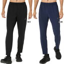 アシックス メンズ ドライストレッチニットパンツ フィットネス トレーニングウェア ボトムス ロングパンツ UVカット ブラック 黒 ネイビー 送料無料 asics 2031E987