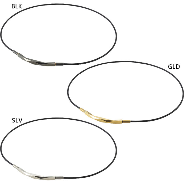 ファイテン メンズ レディース RAKUWAネックレス ダイヤモンドカット アクセサリー メタックス ブラック 黒 シルバー ゴールド 送料無料 phiten ...