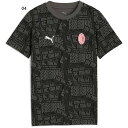 プーマ ジュニア キッズ ACミラン ACM FTBLCULTURE TEE AO サッカーウェア フットサルウェア トップス 半袖 ブラック 黒 送料無料 P...