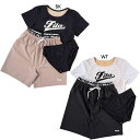 3点セット フィラ ジュニア キッズ ガールズ セット水着 セパレート スイムウエア スイミング 水泳 ガールズ水着 トップス ショートパンツ インナーショーツ ホワイト 白 ブラック 黒 送料無料 FILA 124661(4)