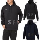 スフィーダ メンズ レディース WARM PES スウェットフーディー サッカーウェア フットサルウェア トップス 長袖 軽量 撥水 ブラック 黒 ネイビー 送...
