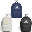 27.5L アディダス メンズ レディース クラシック 3BARS バックパック リュックサック デイパック バックパック バッグ 鞄 カジュアル ブラック 黒 ブルー 青 送料無料 adidas KSI74