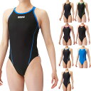 アリーナ レディース トレーニングワンピース オープンバック スイムウエア スイミング 水泳 競泳水着 練習用 ブラック 黒 ブルー 青 送料無料 arena ...