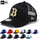 プロ野球 ニューエラ ジュニア キッズ Youth 9FORTY A-Frame トラッカー 940 帽子 NPB チームロゴ カジュアル シンプル スナップバック ブラック 送料無料 NEW ERA
