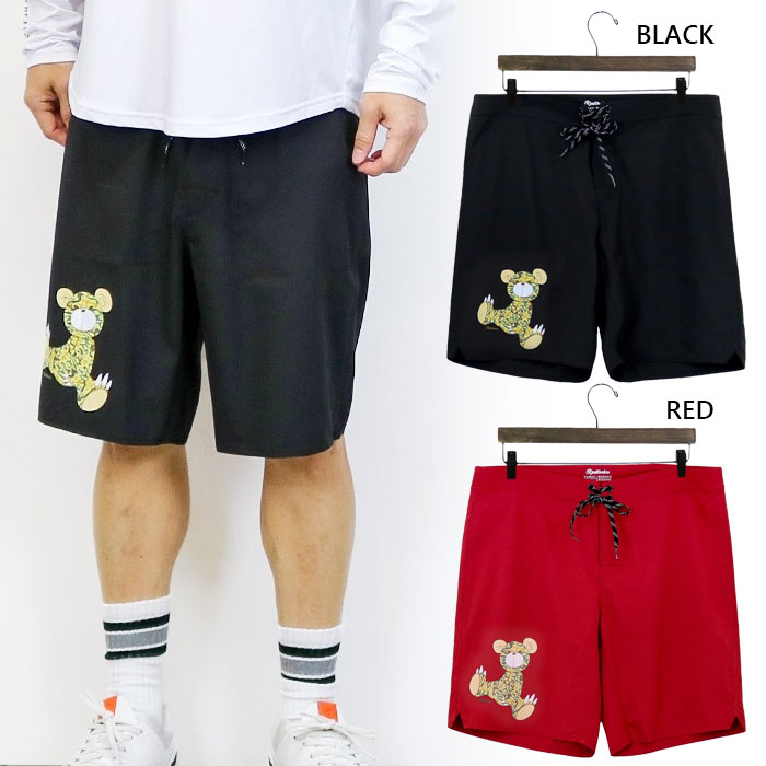 リアルビーボイス メンズ レディース アーミー ベア ストレッチ サーフ トランクス ARMY BEAR STRETCH SURF TRUNKS カジュアル水着...