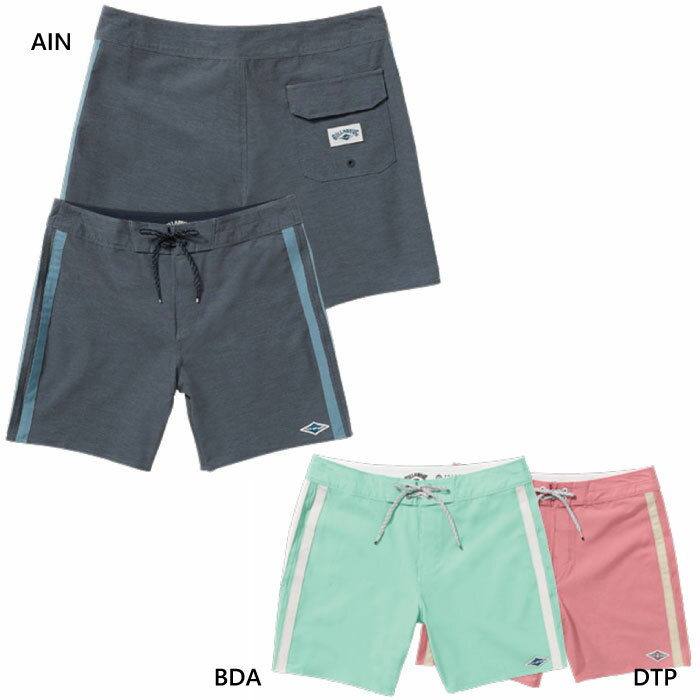 ビラボン メンズ KIRRA PRO ボードショーツ カジュアル水着 サーフトランクス サーフパンツ トランクス マリンスポーツ 海水浴 プール ネイビー ピン...