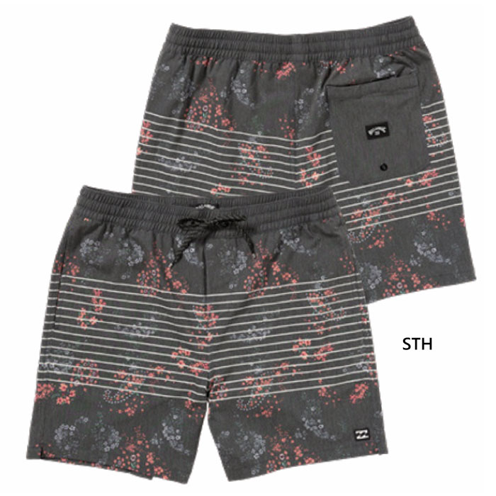 ビラボン メンズ SUNDAYS LB ボードショーツ カジュアル水着 サーフトランクス サーフパンツ トランクス マリンスポーツ 海水浴 プール ブラック 黒...