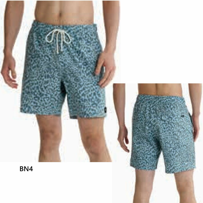 ルーカ メンズ BARNES ELASTIC SHORT 17 カジュアル水着 サーフトランクス サーフパンツ トランクス マリンスポーツ 海水浴 プール ブル...