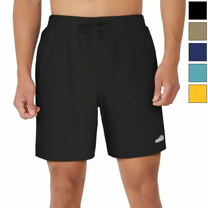 ナイキ メンズ AF1パッチリサイクルナイロンショーツ カジュアル水着 トランクス ブラック 黒 ネイビー ゴールド 送料無料 NIKE NESSF509