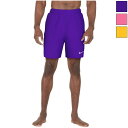 ナイキ メンズ ヒーロースタイル7 ボレーショーツ カジュアル水着 トランクス ピンク パープル ゴールド 紫 送料無料 NIKE NESSF559