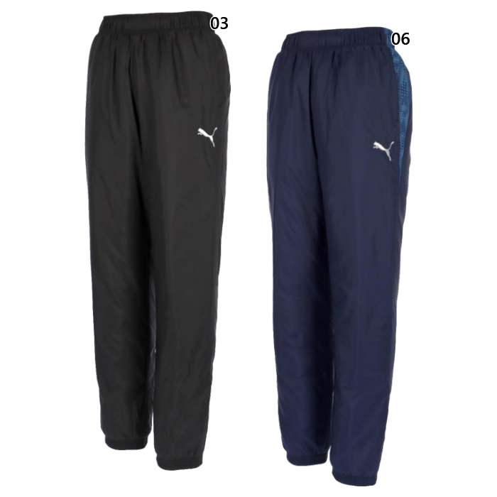 プーマ メンズ チームカップ teamCUP パデットパンツ サッカーウェア フットサルウェア ボトムス ロングパンツ ブラック 黒 ネイビー 送料無料 PUM...