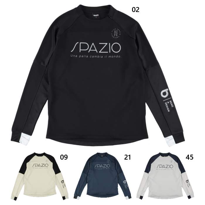 スパッツィオ ジュニア キッズ Jr.脇パネルミッドトレーニングトップ サッカーウェア フットサルウェア..