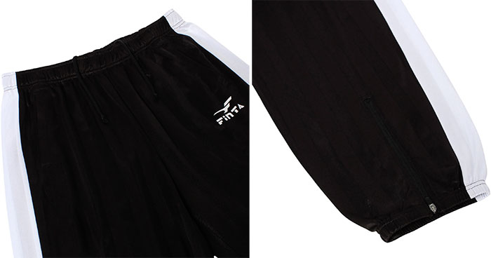 バイタライザーのフィンタ メンズ 普通のジャージパンツ サッカーウェア フットサルウェア ボトムス トレーニング 練習着 ブラック 黒 ネイビー 送料無料 FINTA FT4534｜アングル3