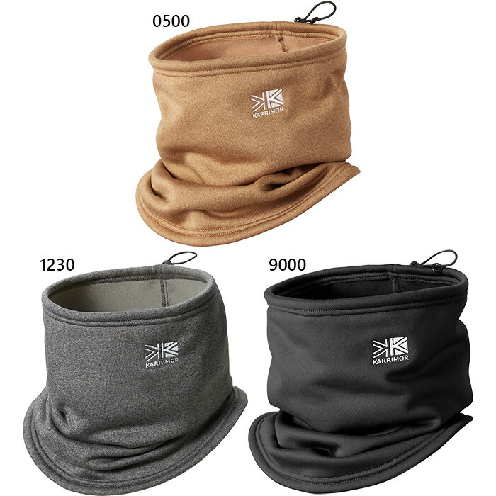 カリマー メンズ レディース ネックウォーマー neck warmer アウトドア用品 吸汗速乾 ブラック 黒 グレ..