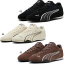 プーマ メンズ レディース キャッチ SD スニーカー シューズ 紐靴 カジュアル ローカット ブラック 黒 送料無料 PUMA 402681