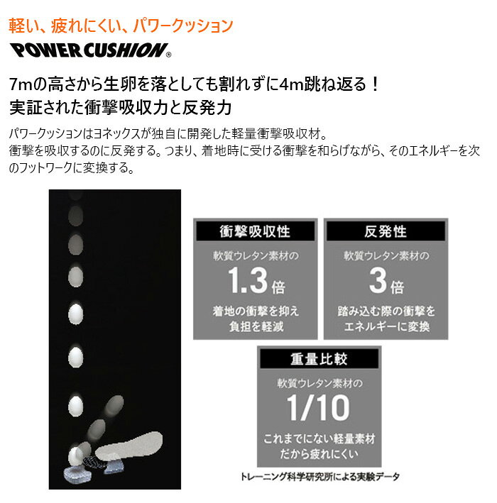 ヨネックス ジュニア キッズ パワークッションストライダーフロー バドミントンシ...
