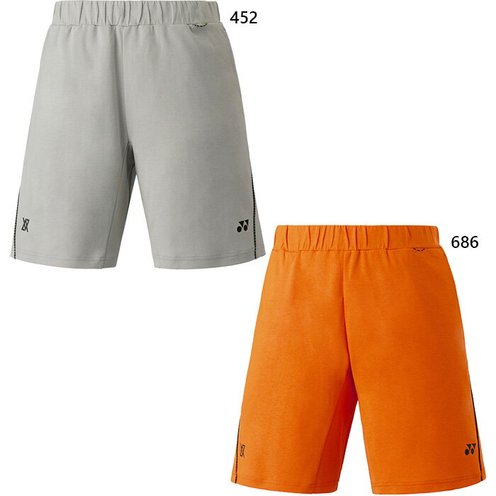 ヨネックス メンズ レディース VAユニスウェットハーフパンツ ビクターアクセルセンコレクション バドミントンウェア ボトムス オレンジ ベージュ 送料無料 YONEX 30103