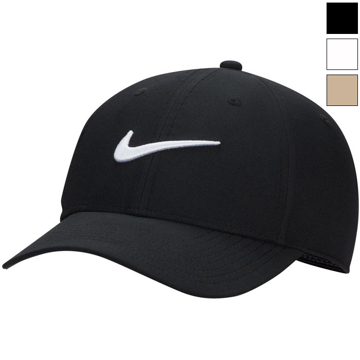 樂天商城 - ナイキ メンズ レディース ドライフィット Dri-FIT クラブストラクチャード スウッシュ キャップ 帽子 トレーニング カジュアル ホワイト 白 ブラック 黒 カーキ 送料無料 NIKE FB5625