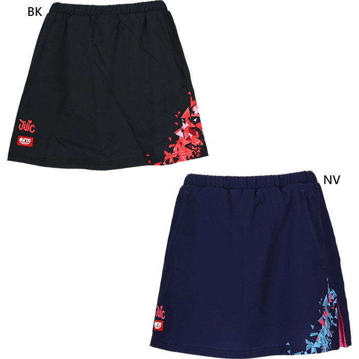 ジュウイック レディース アストラスコート 卓球ウェア ボトムス ユニフォーム JTTA公認 ブラック 黒 ..