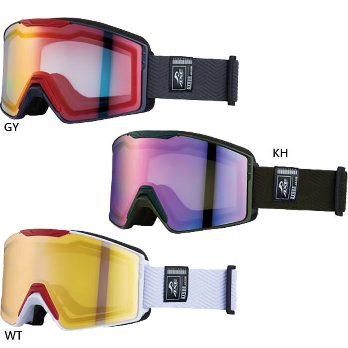 アックス メンズ レディース スノーゴーグル ウインタースポーツ用品 スキー スノーボード ワン・クリ..