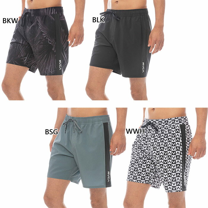 S M L XL BKW(ブラック×ホワイト) BLK(ブラック) BSG(グレー) WWH(ホワイトアンドホワイト) メンズ水着 海 川 おしゃれ オシャレ かっこいい 男性用 MEN 最安値に挑戦！rvca　ルーカってどんなブランド？？...