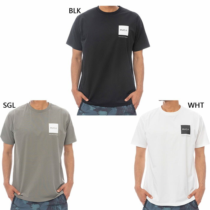ルーカ メンズ エスケープ ILL RVCA ESCAPE SFST サーフTシャツ 半袖Tシャツ トップス カジュアルウェア ホワイト 白 ブラック 黒 送料無料 RVCA VA BF041871
