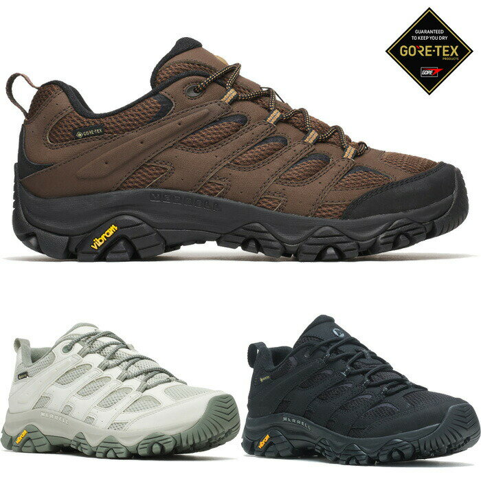 メレル メンズ モアブ シンセティック ゴアテックス MOAB 3 SYNTHETIC GORE-TEX 登山靴 山登り トレッキングシューズ ホワイト 白 ブラック 黒 ブラウン 茶色 送料無料 MERRELL M00004919 M00005118 M500239