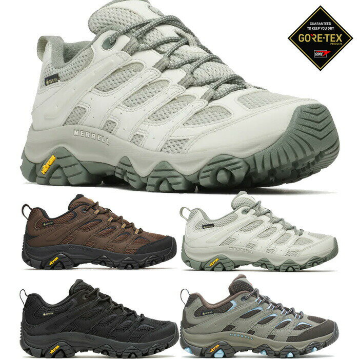 메렐 레이디스 모압 3 신세틱 고아텍스 MOAB 3 SYNTHETIC GORE-TEX 등산 신발 산 등반 트레킹 슈즈 로우 컷 화이트 화이트 블랙 블랙 그레이 회색 무료 배송 MERRELL