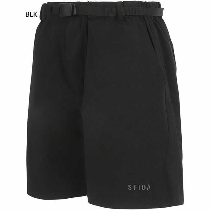 樂天商城 - スフィーダ メンズ レディース ストレッチウーブンスプリングショーツ フィットネス トレーニングウェア ボトムス ショートパンツ カジュアル ブラック 黒 送料無料 Sfida SA26109