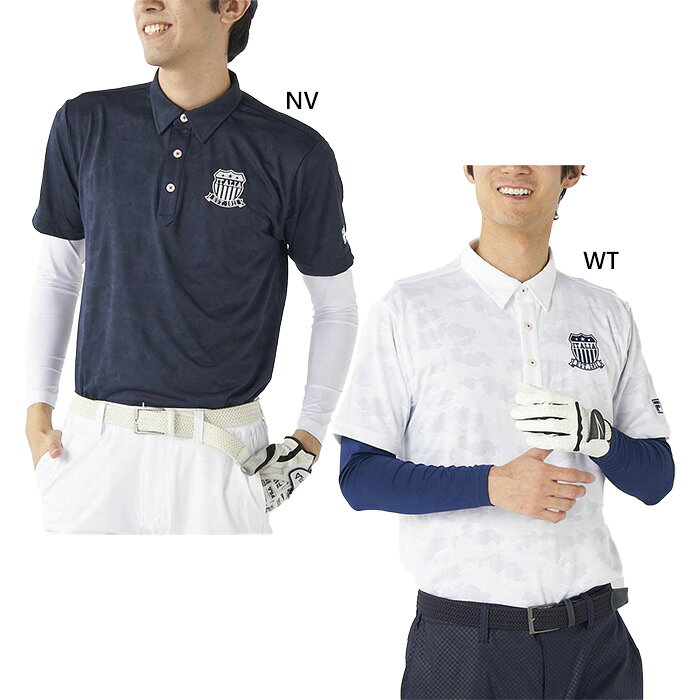 LL NV(ネイビー) WT(ホワイト) ゴルフシャツ メンズアウター おしゃれ オシャレ かっこいい 男性用 MEN FILA GOLF 最安値に挑戦！FILA GOLF　フィラ ゴルフってどんなブランド？？1911年にフィラ兄弟によりイタリア・ビエラで、ニット素材工場として誕生。 その後オリジナルのアンダーウェアの販売を開始し、1940年には社名を創業者兄弟の名前からFILAとして展開を始めます。 70年代に入るとコットンリブ素材を開発し、この素材を使用したスポーツウェアを発売し、 それまで白一色だったテニスウェアに色を加えたデザインは、当時の人々に一躍注目を集めました。また当時スポーツメーカーとしては 画期的なプロプレーヤーとのスポンサー契約という宣伝方法を採用しました。 80から'90年代にかけて、FILAを着用するスポーツ選手やアーティストが増えるとともに、 「ちょっとおしゃれ」なスポーツウェアとして認知され、現在ではテニス、ゴルフを中心としたウェアやシューズに加え、「FUN FEEL LIFE」として、FILAのスポーツライフスタイルを展開しています。こちらの商品の素材、サイズ、機能など【嬉しいインナー付き！半袖ポロシャツ】細かいメッシュジャガード編み構造の素材を使用。さりげない柄なので、併せるボトムスも選ばず、コーディネートを楽しめます通気性に優れており衣服内を快適に保ちます。また、インナーと、ポロシャツ、別々でも使用できるので、それぞれで着まわしがきくお得なセットアイテムです。季節の寒暖差対応に便利なインナーはスッキリとしたシルエットのVネックタイプ。他のシャツとの相性も抜群です！素材はエコに配慮したリサイクル素材を採用■機能：吸汗速乾・UVカット■素材：【シャツ】ポリエステル：90％ポリウレタン：10％【インナーシャツ】ポリエステル：87％ポリウレタン：13％フィラ ゴルフ メンズ サイズ表 サイズ S M L XL 2XL 3XL 身長(cm) 160-170 165-175 170-180 175-185 175-185 185-195 胸囲(cm) 82-90 88-96 94-102 100-108 106-114 112-120 ※こちらの商品は、返品・交換不可となります。※当店では、システムで在庫調整を行っております。在庫更新のタイミングにより、在庫切れの為、稀にご用意できない場合がございます。ついで買いにオススメ！おすすめ送料無料アイテム