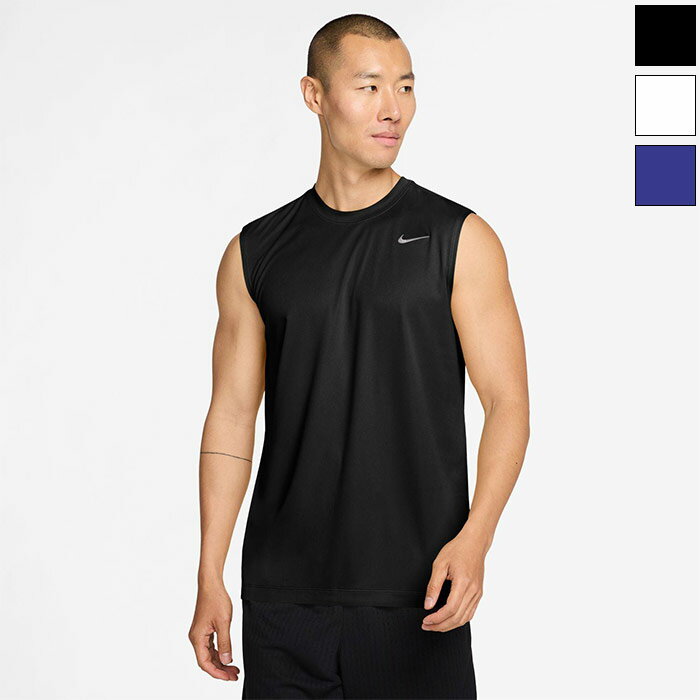 Men'S Wear - ナイキ メンズ DF STD SLVLS フレックス S/S Tシャツ フィットネス トレーニングウェア トップス ノースリーブ ホワイト 白 ブラック 黒 送料無料 NIKE IO1430