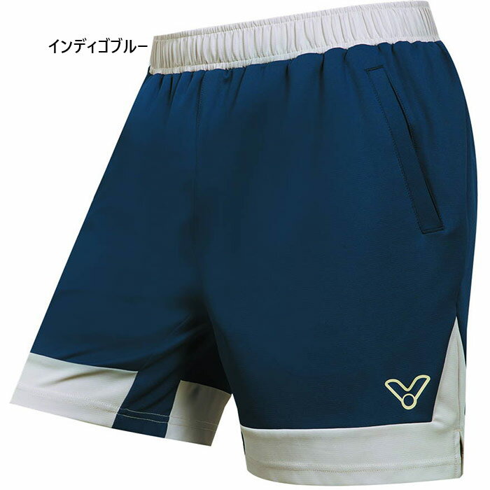 ビクター メンズ レディース ハーフパンツ テニス バドミントンウェア ボトムス ショートパンツ ブルー 青 送料無料 VICTOR R-2602AA