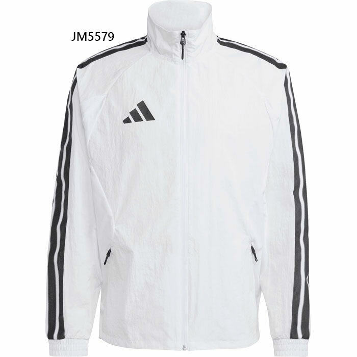 Men'S Wear - アディダス メンズ アンセムジャケット サッカーウェア フットサルウェア トップス 上着 アウター 長袖 ホワイト 白 送料無料 adidas JVB65