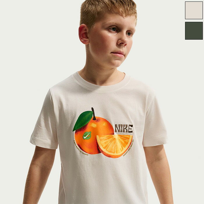 T-Shirts （Short Sleeve） - ナイキ ジュニア キッズ YTH NSW オレンジ S/S Tシャツ 半袖Tシャツ トップス カジュアル ブラック 黒 送料無料 NIKE IO8981