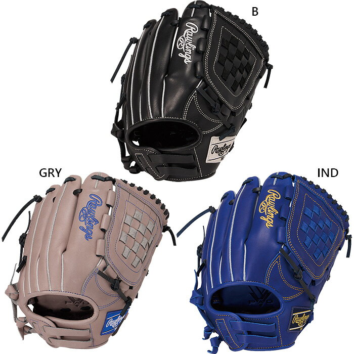 ローリングス ジュニア キッズ HYPER TECH R9 SERIES[オールラウンド用] サイズ M 野球 軟式グラブ グローブ ブラック 黒 グレー ブルー 青 灰色 送料無料 Rawlings GJ6R9BFM