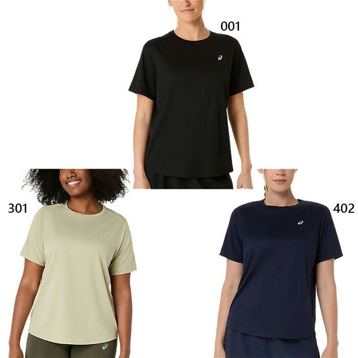 XS S M L XL 001(パフォーマンスブラック) 402(ミッドナイト) マラソンシャツ ランニングシャツ おしゃれ オシャレ かわいい 女性用 ウィメンズ LADY WOMEN asics 最安値に挑戦！asics　アシックスってどんなブランド？？アシックス ASICS は、鬼塚喜八郎が1949年（昭和24年）に神戸で興した鬼塚商会がバスケットシューズの製造販売をしたことに始まる。1977年スポーツウェア・用具ブランドの株式会社ジィティオ、ウェアブランドのジェレンク株式会社と合併し、社名を株式会社アシックスとする。社名の由来は、古代ローマの作家ユウェナリスが唱えた「健全なる精神は健全なる身体にこそ宿るべし (Mens Sana in Corpore Sano)」という言葉のMens（才知）より動的な意味を持つAnima（生命）に置き換え、その頭文字、A、S、I、C、Sを並べたものである。スポーツシューズに強みを持ち、とりわけマラソン競技、バレーボールなどで高いブランド力を持つ。こちらの商品の素材、サイズ、機能などシンプルでベーシックなエッセンシャルシリーズ日常的なランニングに適したショートスリーブシャツです。軽量で吸汗速乾性に優れたニット素材が、ランニングをより快適なものに導きます。また、フラットシーム（縫い目）構造により、ランニング中の擦れの軽減。■素材：ポリエステル100%■実寸サイズ(cm)：XSSMLXL着丈59.4cm61.2cm63cm64.8cm66.6cm身幅45cm48.5cm52cm56cm60cmすそ幅45.5cm49cm52.5cm56.5cm60.5cmゆき丈37.8cm38.9cm40cm41.4cm42.8cmアシックス レディース グローバル ウェア サイズ表 サイズ XS S M L XL 2XL 身長 155-159 159-163 163-167 167-171 171-175 175-180 チェスト 74-78 78-82 82-89 89-97 97-105 105-113 ウエスト 57-61 61-65 65-72 72-80 80-88 88-96 ※大きめのつくりとなっております。※当店では、システムで在庫調整を行っております。在庫更新のタイミングにより、在庫切れの為、稀にご用意できない場合がございます。ついで買いにオススメ！おすすめ送料無料アイテム