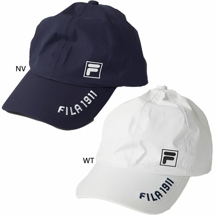 Rakuten - フィラ ゴルフ レディース レインキャップ ゴルフ用品 帽子 ホワイト 白 ネイビー 送料無料 FILA GOLF 756991
