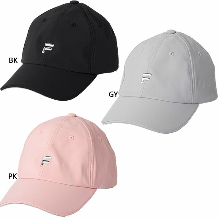 フィラ ゴルフ レディース ベンチレーションキャップ ゴルフ用品 帽子 ブラック 黒 グレー ピンク 灰色 送料無料 FILA GOLF 756971