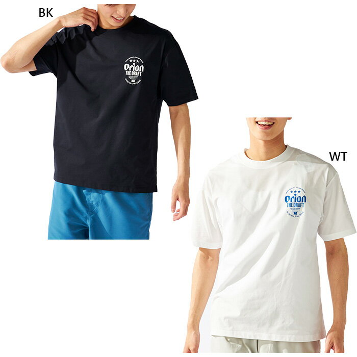 オーシャンパシフィック メンズ レディース OP×ORIONコラボ ORIONペアテックスTシャツ バックプリント 半袖 トップス カジュアル ジム スポーツ ホワイト 白 ブラック 黒 送料無料 Ocean Pacific OP 516545