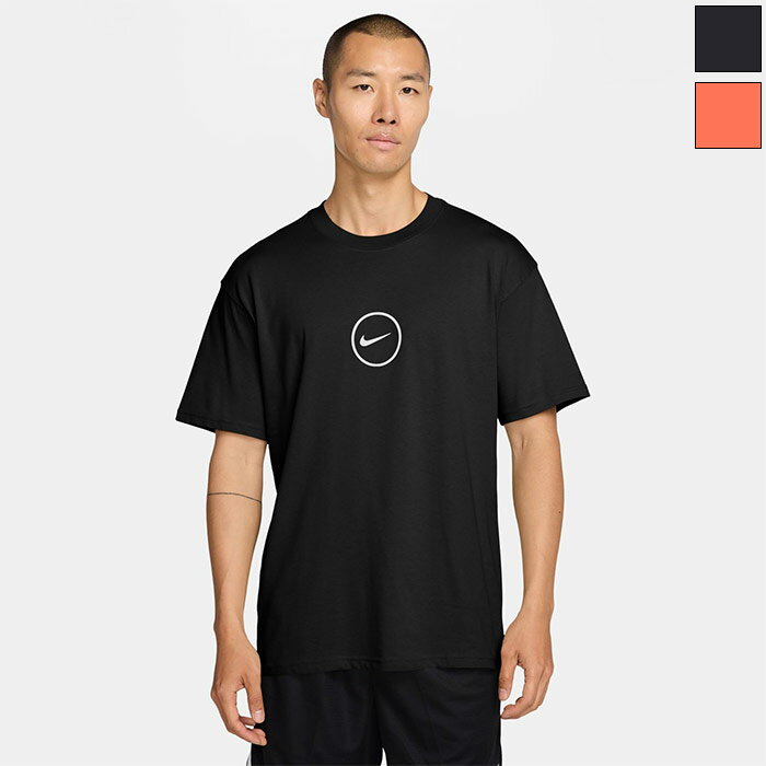 ナイキ メンズ M90 OC ルーズ S/S Tシャツ バスケットボールウェア トップス 半袖Tシャツ ブラック 黒 オレンジ 送料無料 NIKE II0659