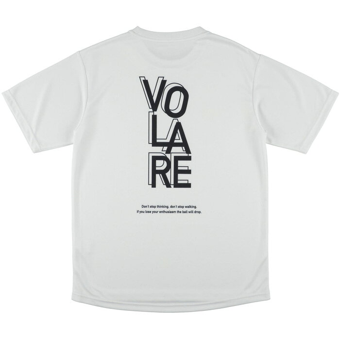 バイタライザーのスパッツィオ ジュニア キッズ Jr.VOLAREグラフィックプラシャツ バレーボールウェア トップス 半袖 ホワイト 白 ブラック 黒 ネイビー 送料無料 Spazio VS0049 VS-0049｜アングル3