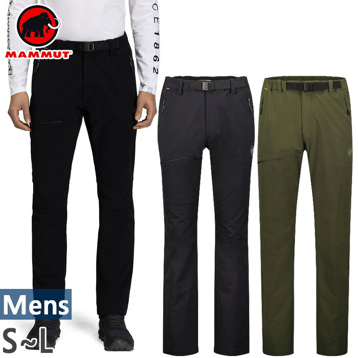 マムート メンズ ヤドキン 2.0 ソフトシェル パンツ アジアンフィット Yadkin 2.0 SO Pants AF アウトドアウェア ボトムス ロングパンツ ブラック 黒 送料無料 Mammut 1021-01230