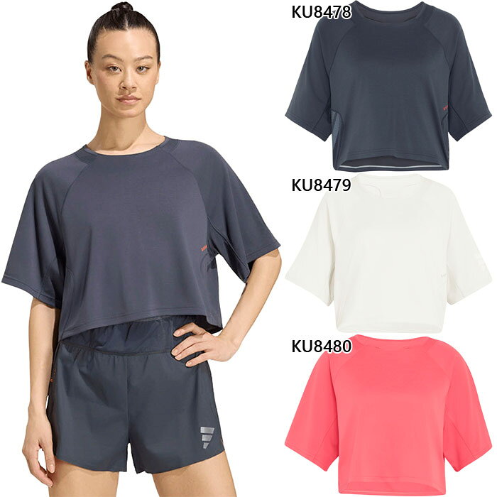 S M L XL 2XL KU8478(ナイトグレー) KU8479(オービットグレー) 大きいサイズ マラソンシャツ ランニングシャツ おしゃれ オシャレ かわいい レディース半袖シャツ レディーストップス 女性用 ウィメンズ LADY WOMEN adidas 最安値に挑戦！adidas　アディダスってどんなブランド？？アディダス (adidas) は、ドイツのスポーツ用品メーカーである。ドイツ・ニュルンベルク近郊のヘルツォーゲンアウラッハで、兄ルドルフ・弟アドルフのダスラー兄弟が、靴製造の会社「ダスラー兄弟商会」を設立。主にルドルフが販売、アドルフが生産を担当。兄弟との意見対立により「ダスラー兄弟商会」を解消。アドルフはアディダス社を設立。「アディダス」とはアドルフの愛称「アディ」と「ダスラー」をつなげたもの。なお兄ルドルフはRUDA社を設立。これが翌年、プーマ社となる。 多くのスポーツでトップアスリートを支え続けているブランドです。 こちらの商品の素材、サイズ、機能などランニング半袖Tシャツは、快適さと自由を重視する人向けのデザイン。このアディダスの一着はパフォーマンスランニング用に作られていて、ゆったりした着心地が特徴。ストリートに出るときも、ランニング後にくつろぐときも、ダブルニット構造によりソフトな肌触りが得られ、耐久性が持続。ゆったりしたシルエットとクラシックなクルーネックラインが、流行に左右されない雰囲気を添える。ゆったりフィットするよう作られたこのTシャツを着れば、ギアではなくペースに集中できる。軽量な作りがさわやかな着心地を生み、動きやすく、日常のトレーニング用に、また普段使いとして最適。このTシャツにはアディダスのパフォーマンスランニングの伝統が息づき、常にランニングを見守る。ゴールをサポートするこのトップスでランニングの楽しさを体験しよう。■仕様：ルーズフィット、クルーネック、ダブルニット構造■素材：ポリエステル100%■実寸サイズ(cm)：J/XSJ/SJ/MJ/LJ/XLJ/2XLJ/3XL胸囲96cm100cm104cm108cm111cm117cm120cmうしろ着丈44cm45cm45cm46cm46cm47cm47cmラグラン袖丈37cm38cm38cm39cm40cm41cm41cmアディダス レディース ウェア サイズ表 サイズ 2XS XS S M L OT XOT 参考サイズ 2XS XS S M L XL 2XL 身長 142-148 147-153 152-158 157-163 162-168 167-173 172-178 胸囲 72-76 75-79 78-82 81-85 84-88 87-91 90-94 胴囲 53-57 56-60 59-63 62-66 65-69 68-72 71-75 ※当店では、システムで在庫調整を行っております。在庫更新のタイミングにより、在庫切れの為、稀にご用意できない場合がございます。ついで買いにオススメ！おすすめ送料無料アイテム